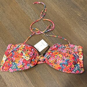 SKATIE Lyndi Bikini Top XL Mulholland Floral Coquette Boho Swim